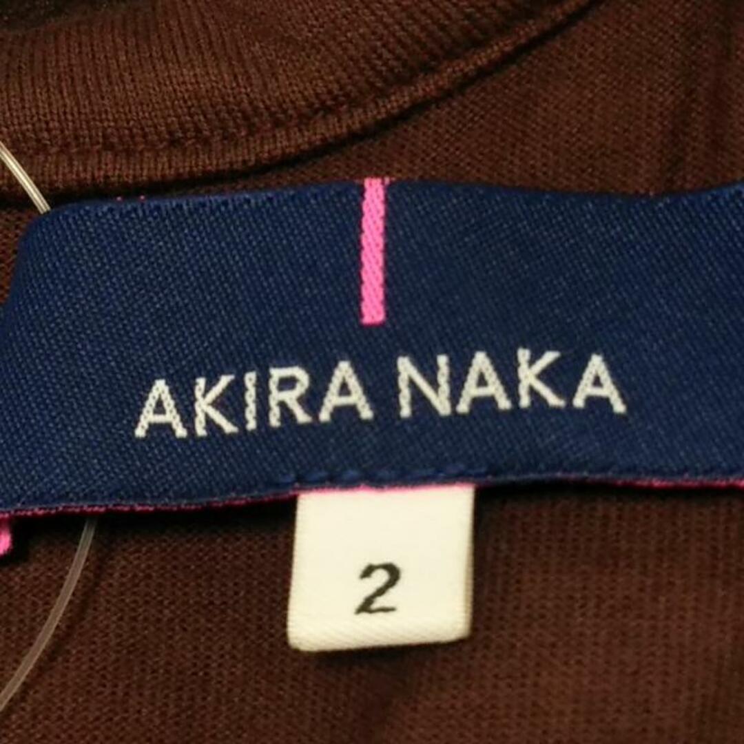 AKIRANAKA - アキラナカ ワンピース サイズ2 M美品 -の通販 by ブラン