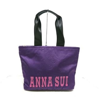 アナスイ(ANNA SUI)のアナスイ ハンドバッグ - パープル×黒(ハンドバッグ)