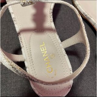 CHANEL - シャネルCHANEL新品未使用パールビジューサンダルの通販 by