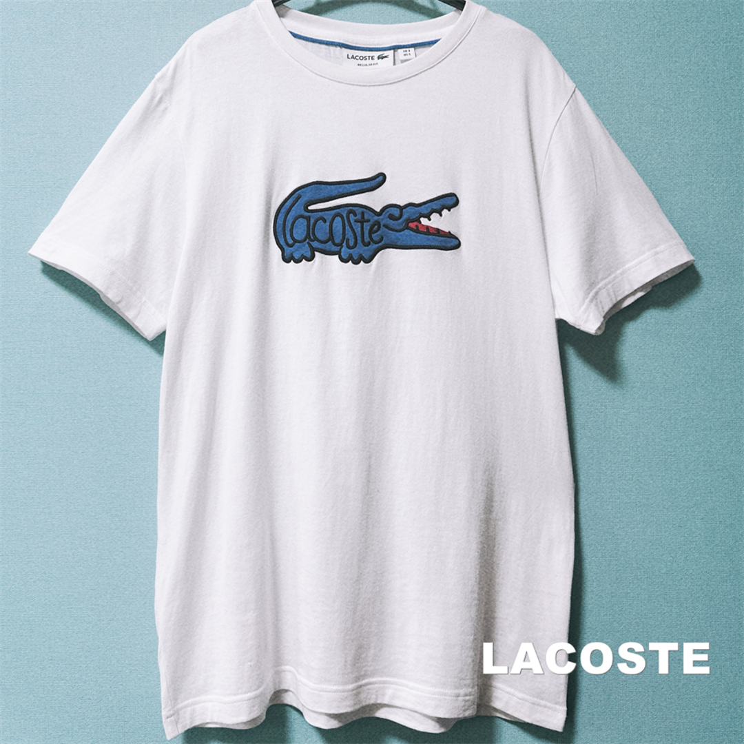 【LACOSTE】ラコステ ビッグワニプリント Tシャツ | フリマアプリ ラクマ