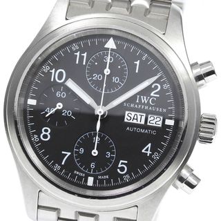 インターナショナルウォッチカンパニー(IWC)のIWC IWC SCHAFFHAUSEN IW370607 メカニカル フリーガー クロノグラフ デイデイト 自動巻き メンズ 保証書付き_762306(腕時計(アナログ))