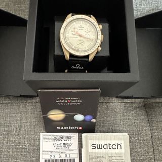 スウォッチ(swatch)の新品同様【Omega ×swatch】Mission to Jupiter (腕時計(アナログ))