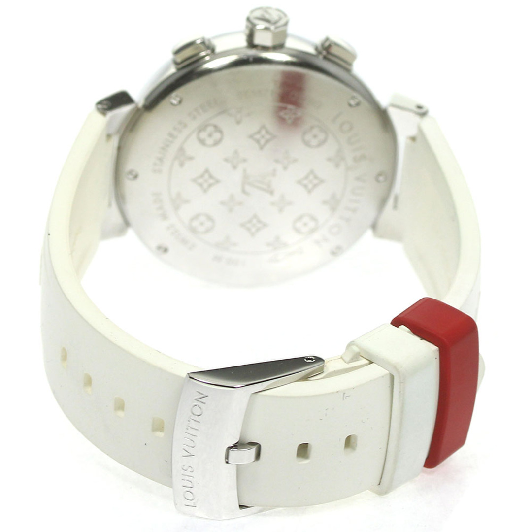 LOUIS VUITTON ルイ・ヴィトン LOUIS VUITTON Q11BG タンブール ラブリーカップ クロノグラフ クォーツ メンズ _762676の通販 by CLOSER ラクマ店|ルイヴィトンならラクマ LOUIS VUITTON(ルイヴィトン) タンブール Q11BG