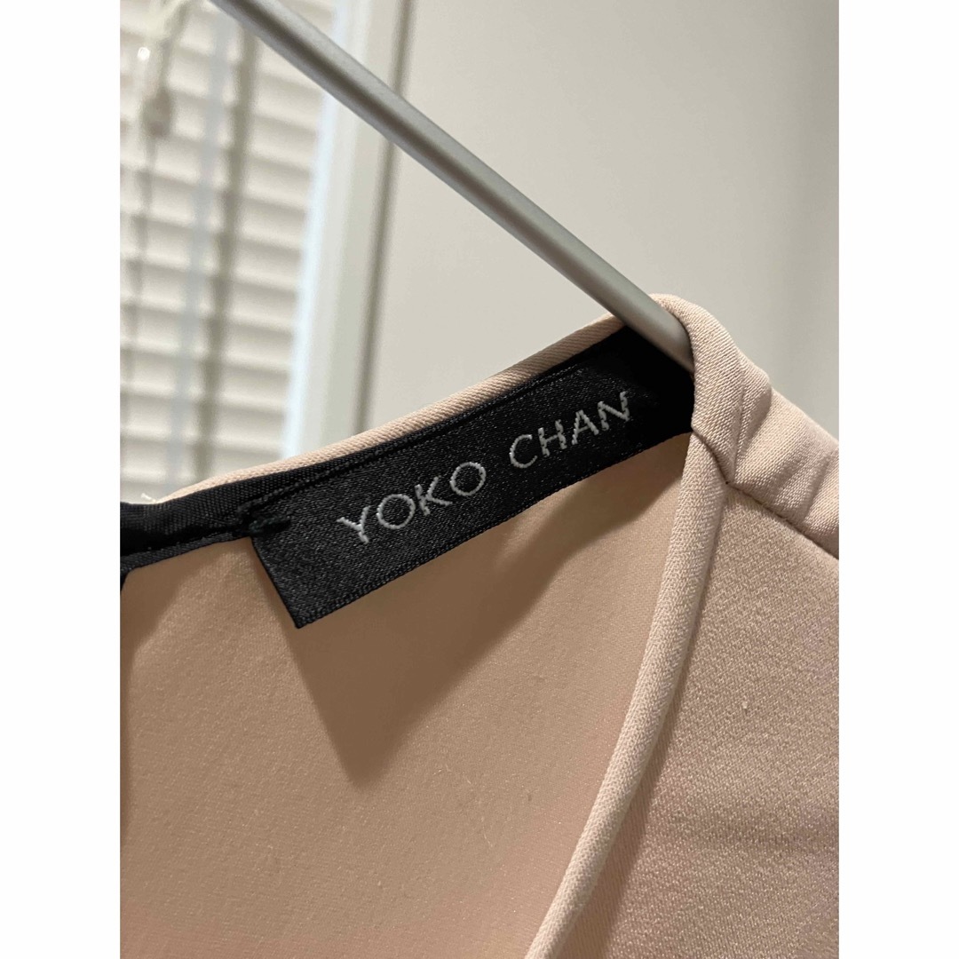 新品　ヨーコチャン　yoko chan　バックギャザーブラウス　38 ピンク