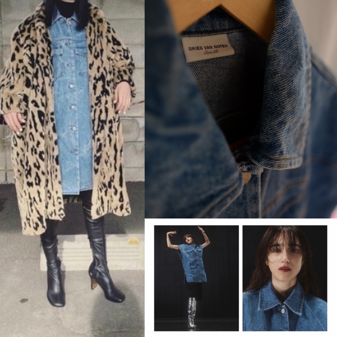 DRIES VAN NOTEN(ドリスヴァンノッテン)のDRIES VAN NOTEN デニム　ベスト　ジレ　 レディースのトップス(ベスト/ジレ)の商品写真