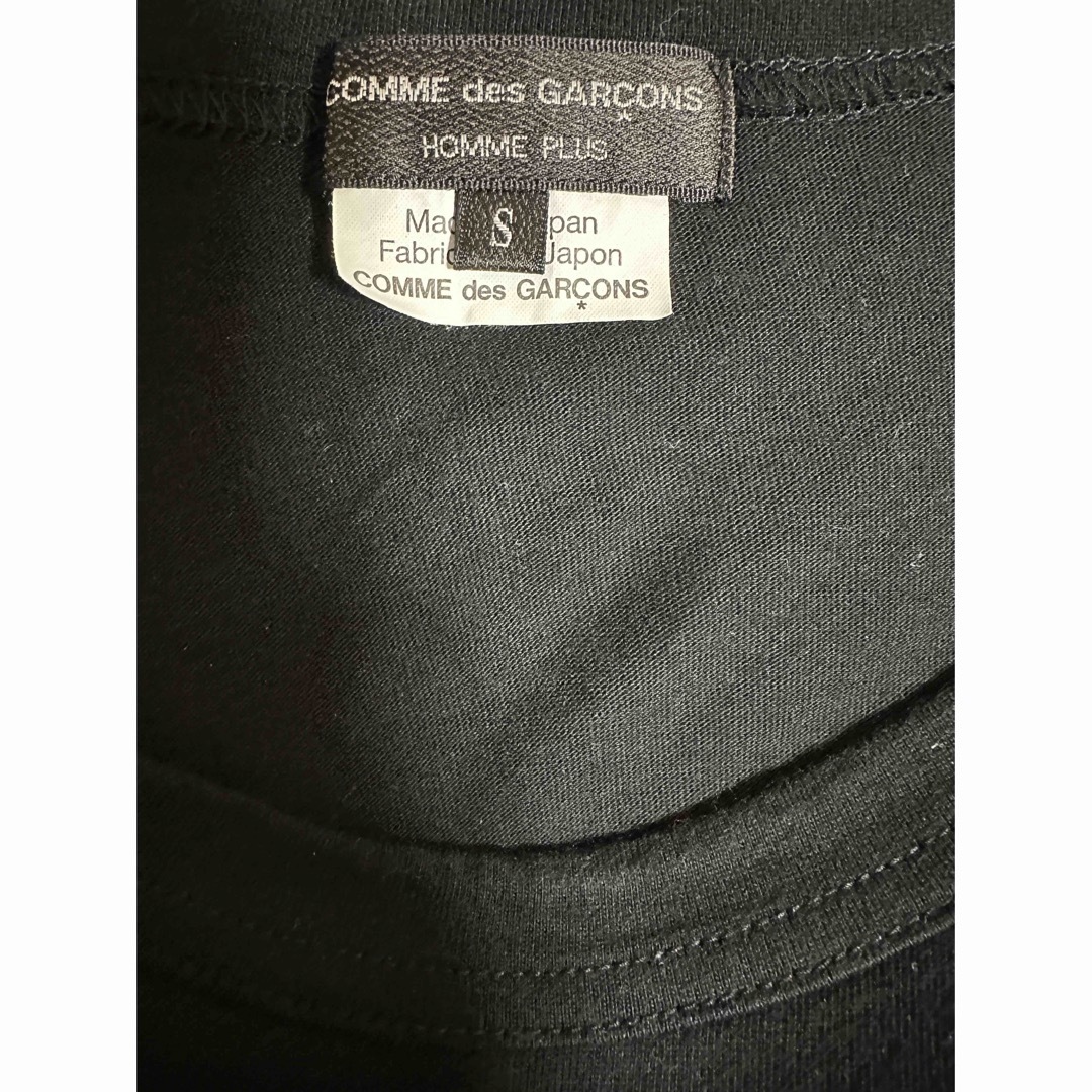 【最終価格】コムデギャルソンオムプリュス 18SS ファー付スパンコールTシャツ 4