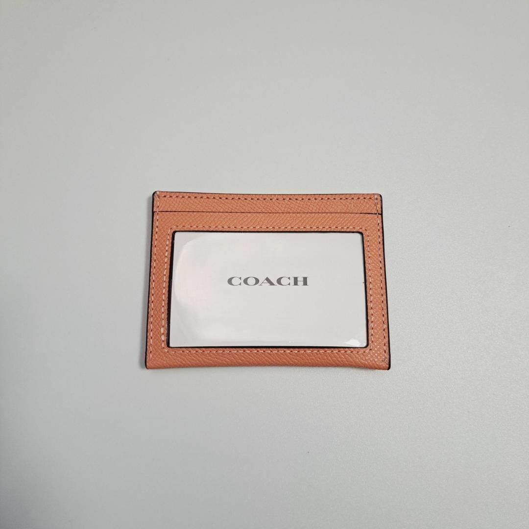 【次入荷未定!最終値下げ!正規品 新品未使用】コーチ カードケース ピンク