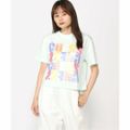 【ライトグリーン(G7II)】GUESS Tシャツ (W)Edwina Crop