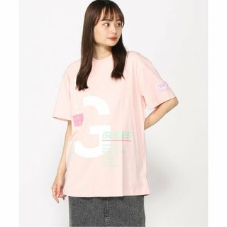 ゲス(GUESS)の【ライトピンク(G67U)】GUESS Tシャツ (W)Elisa Tee(カットソー(長袖/七分))