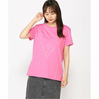 ゲス(GUESS)の【ピンク系その他(G65C)】(W)Adele Logo Tee(カットソー(長袖/七分))