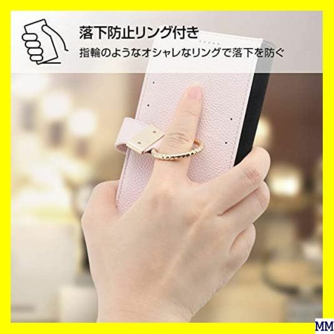 ２ arrows Be4 手帳型レザーケース TETRA 付/ピンク 1020 スマホ/家電/カメラのスマホアクセサリー(モバイルケース/カバー)の商品写真