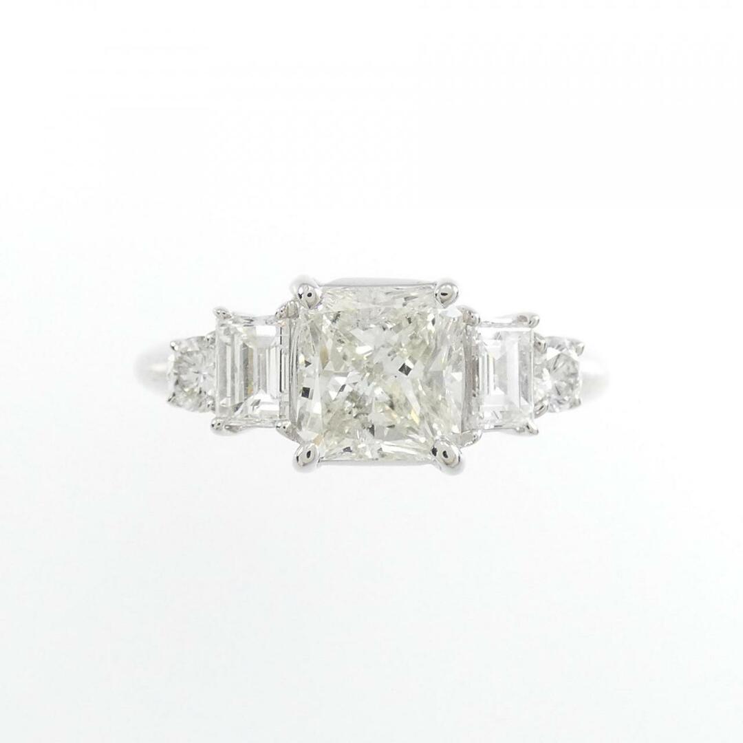 PT ダイヤモンド リング 1.038CT K SI2 ファンシーカット