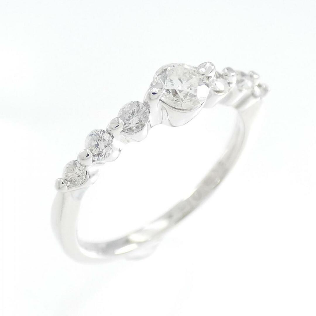 K18WG ダイヤモンド リング 0.16CT K18WG ダイヤモンド リング 0.16CT