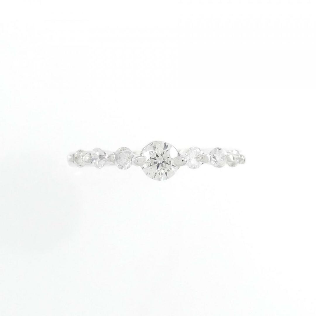 K18WG ダイヤモンド リング 0.16CT K18WG ダイヤモンド リング 0.16CT