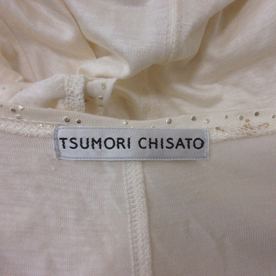 TSUMORI CHISATO(ツモリチサト)のツモリチサト ひざ丈ワンピース 半袖 ドット 2 白 オフホワイト /YI レディースのワンピース(ひざ丈ワンピース)の商品写真