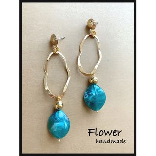 No.24【送料込み】大人お洒落な❤️handmadeピアス(ピアス)