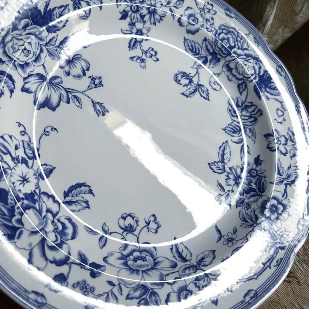 新品  英国製 Spode Laura Ashley Cliftonディナー大皿 6