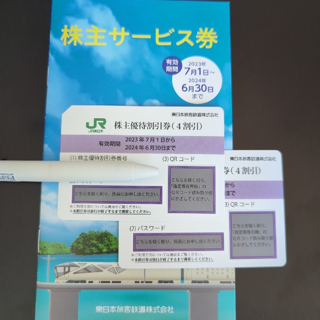 JR東日本　株主優待 チケットの優待券/割引券(その他)の商品写真