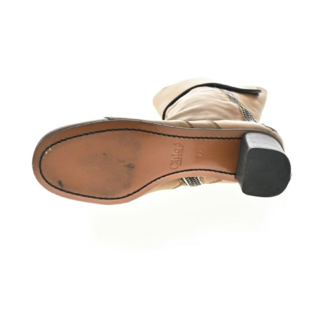 Chloe クロエ ブーツ 36(22.5cm位) 茶 - ブーツ