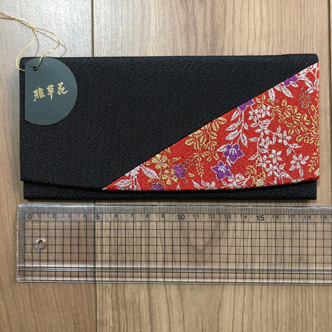 長財布 雅草花 ちりめん お札入れ 薄型 和財布の通販 by 杏子's 長財布 雅草花 ちりめん お札入れ 薄型 和財布の通販 by 杏子's