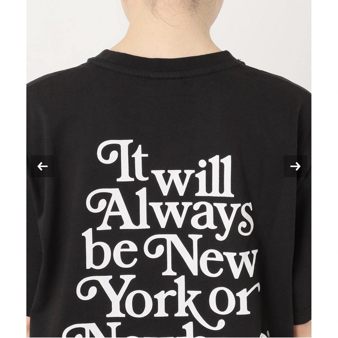 AP STUDIO(エーピーストゥディオ)の【NEWYORK OR NOWHERE】back logo T-Shirt レディースのトップス(Tシャツ(半袖/袖なし))の商品写真