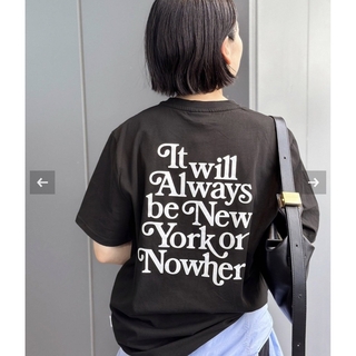 エーピーストゥディオ(AP STUDIO)の【NEWYORK OR NOWHERE】back logo T-Shirt(Tシャツ(半袖/袖なし))