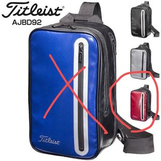 タイトリスト(Titleist)のタイトリスト スポーツボディバック 赤色(新品)(バッグ)