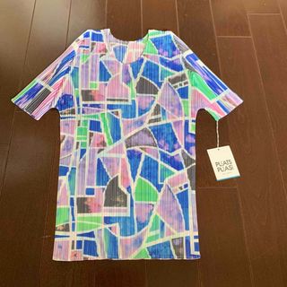 プリーツプリーズイッセイミヤケ(PLEATS PLEASE ISSEY MIYAKE)のプリーツプリーズCANALトップスサイズ3(シャツ/ブラウス(半袖/袖なし))