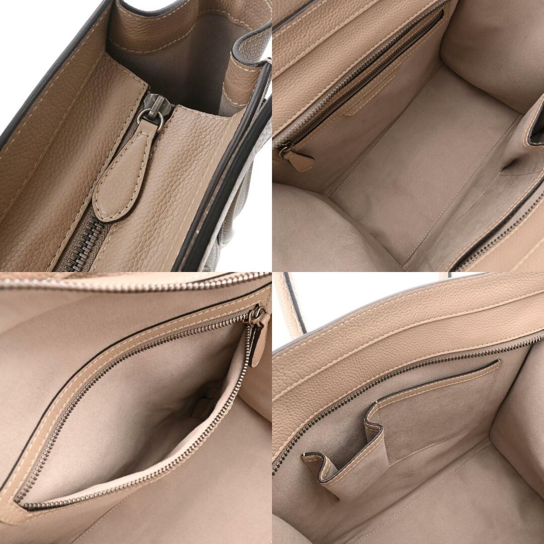 celine - セリーヌ ラゲージ ミニショッパー ハンドバッグ ベージュの