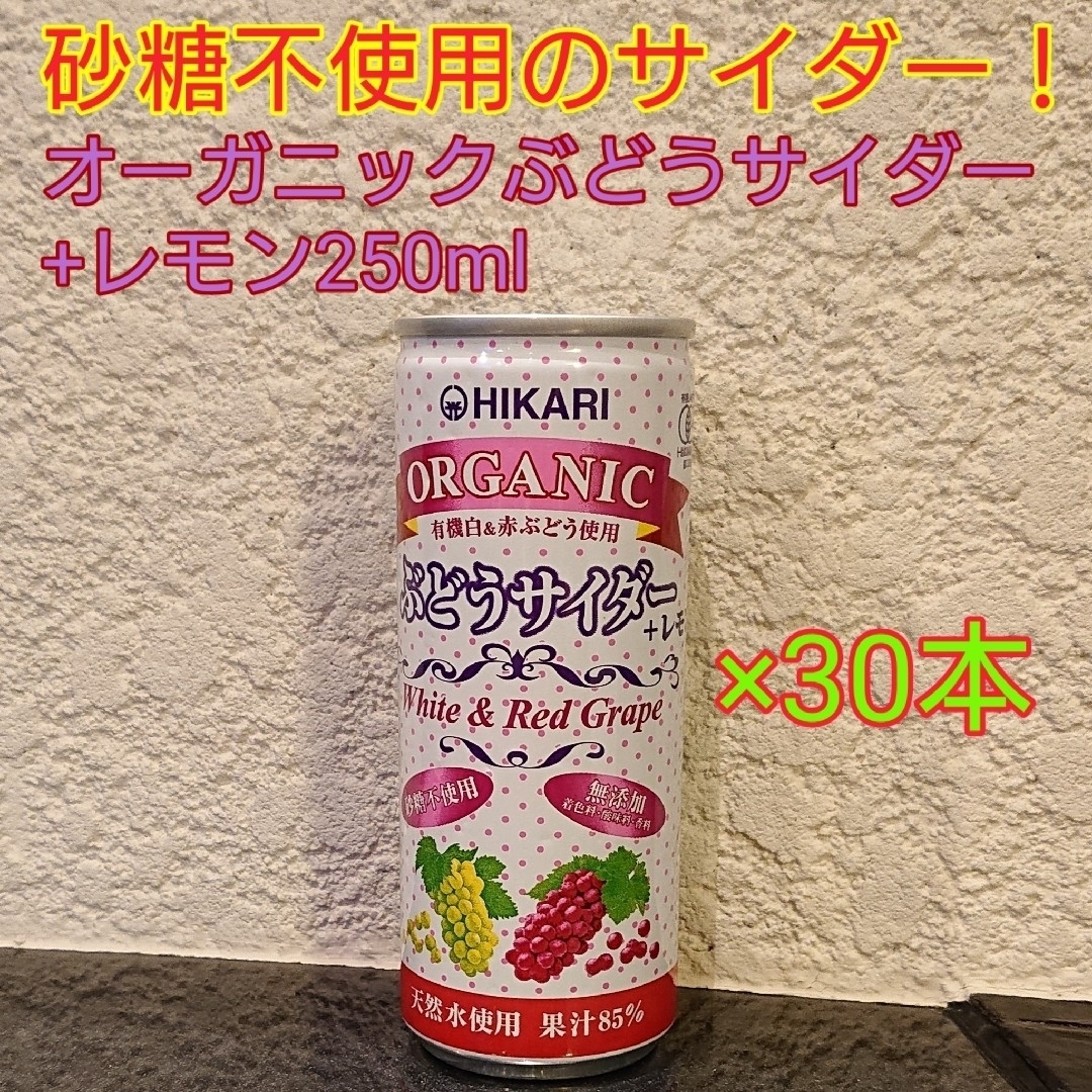 オーガニックスポーツドリンク&サイダーから選べる、よりどりみどり24本セット！ 食品/飲料/酒の飲料(ソフトドリンク)の商品写真