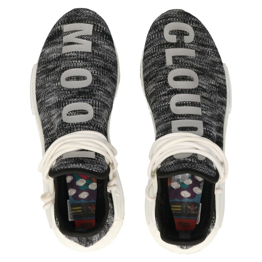 adidas アディダス ×PHARRELL WILLIAMS PW HUMAN RACE NMD TR OREO ファレルウィリアムス  ヒューマンレース ナマド オレオ ローカットスニーカー ブラック/グレー US9/27cm AC7359