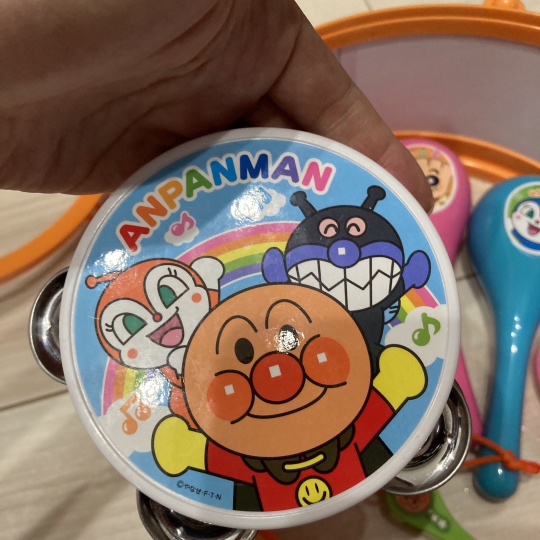 アンパンマン(アンパンマン)のアンパンマン  たいこ キッズ/ベビー/マタニティのおもちゃ(楽器のおもちゃ)の商品写真