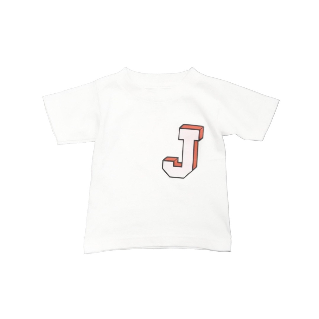 2T肩幅JUST DON ジャストドン Kids キッズ Tシャツ 半袖 ロゴ プリント サイズ 2T ホワイト  52815