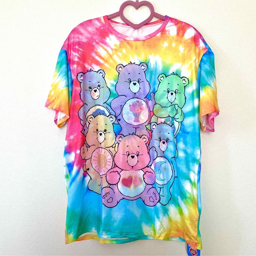 CareBears(ケアベア)のケアベア　絞り染め　Tシャツ　CareBears レディースのトップス(Tシャツ(半袖/袖なし))の商品写真