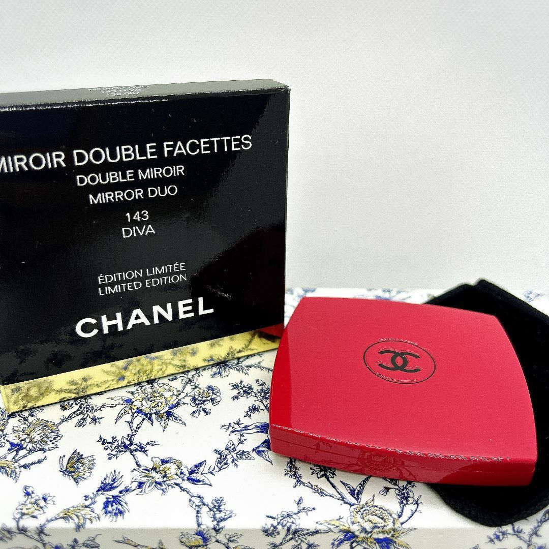 シャネル CHANEL コンパクト ミラー 143　DIVA ピンク おまけ付き