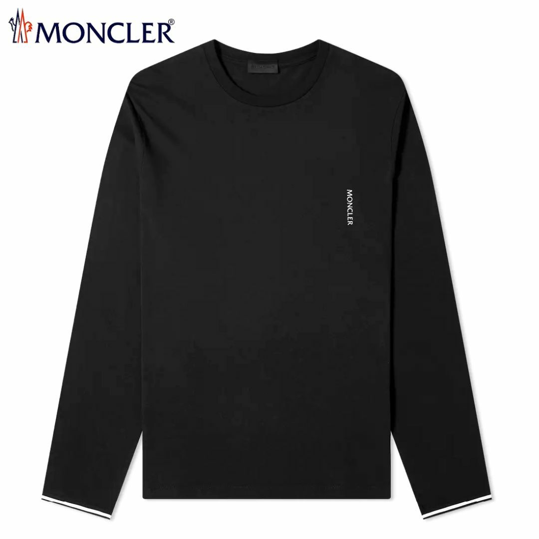 14 MONCLER ブラック 長袖 Tシャツ カットソー size M