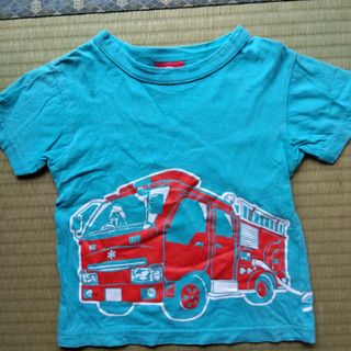 オジコ(OJICO)のOJICO　半袖　Tシャツ　消防車　男の子　4A 95 100 105(Tシャツ/カットソー)