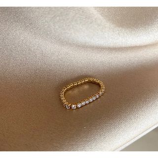 アリシアスタン(ALEXIA STAM)の【Design zirconia gold ring】#87 18k(リング(指輪))