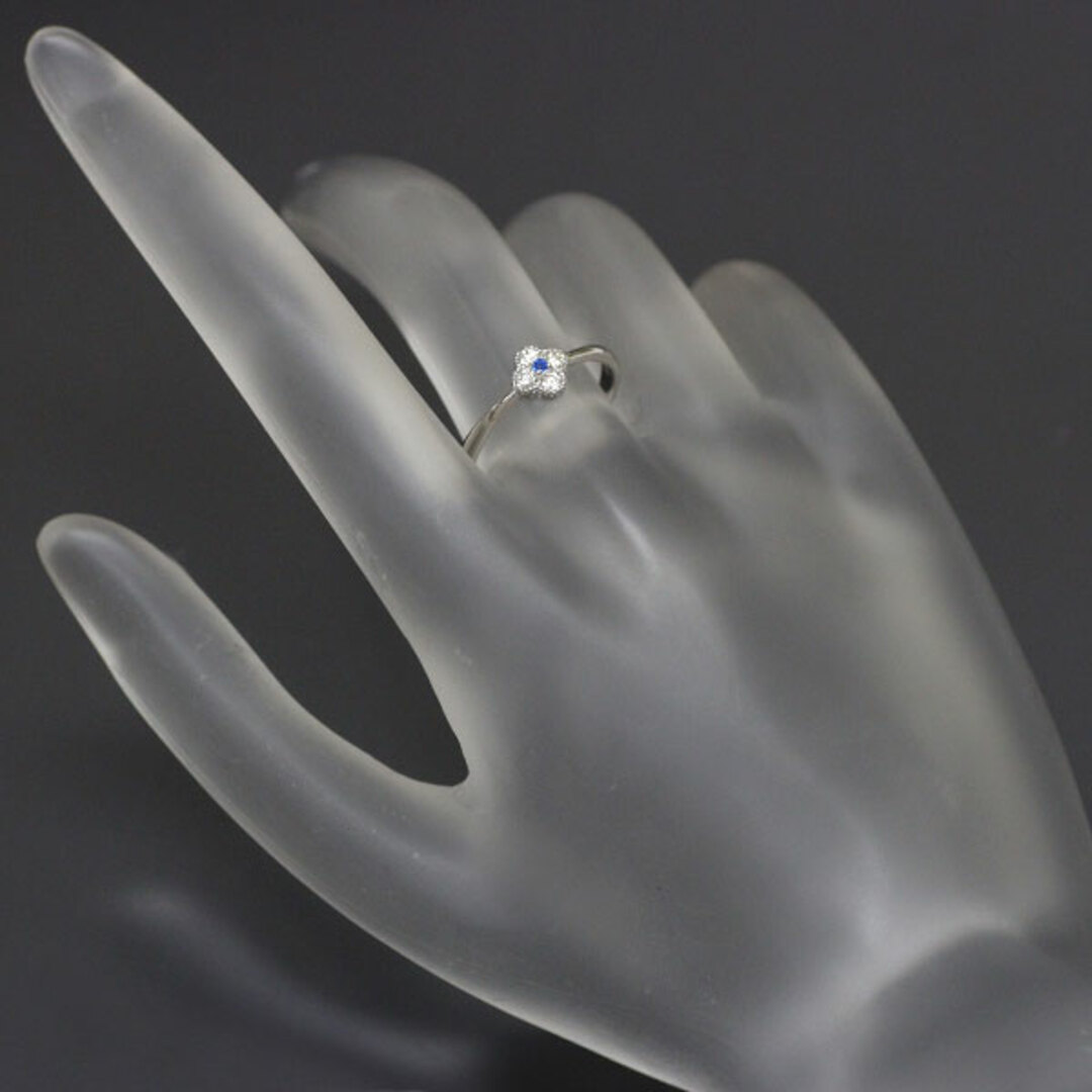 希少 Pt900 アウイナイト ダイヤモンド リング 0.01ct D0.14ct