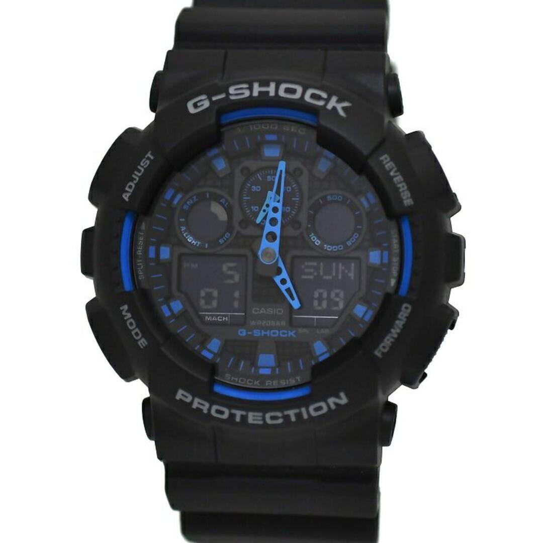 カシオ 腕時計 Ｇ-Shock ブラック ブルー 黒