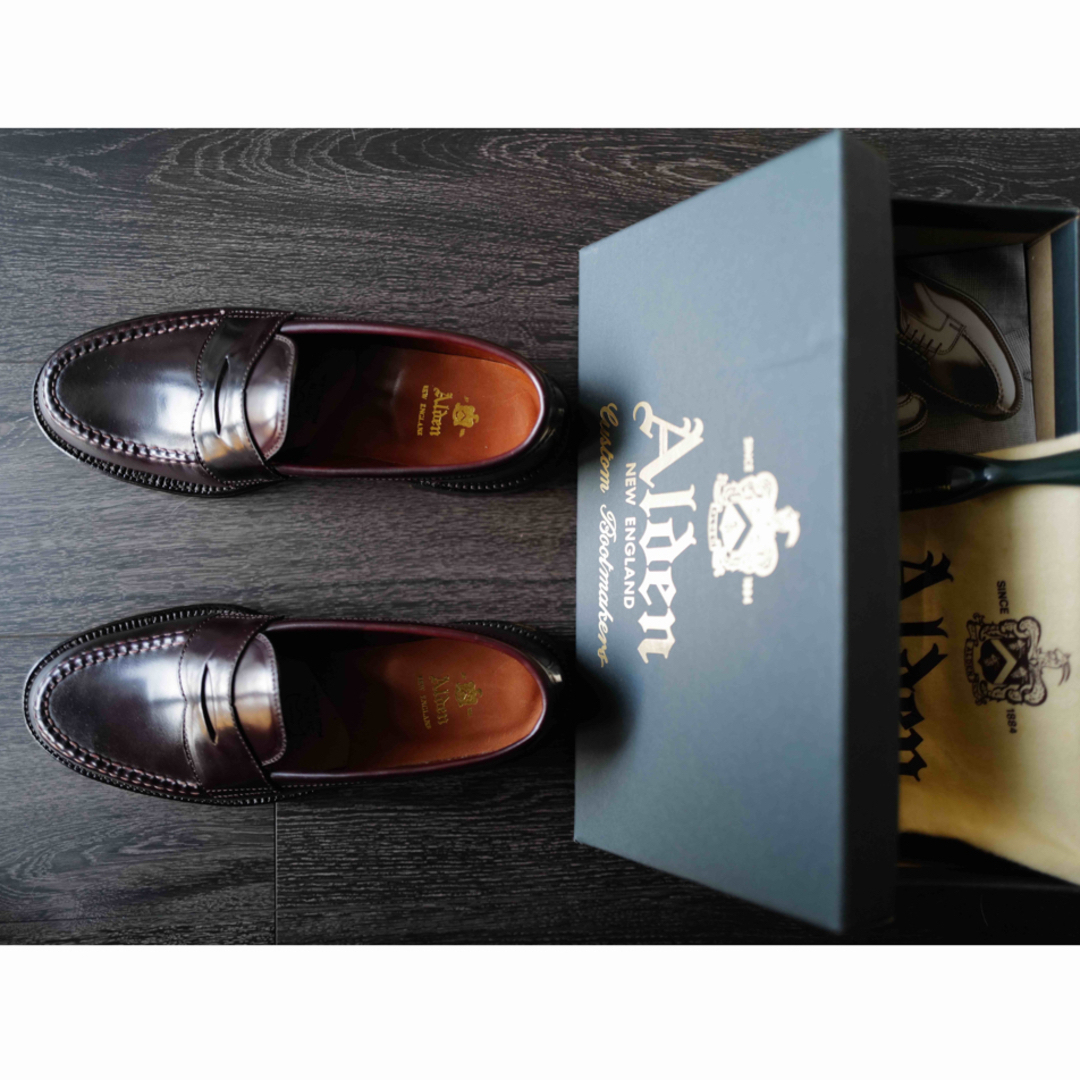 ALDEN 986 Penny Loafer ブラウン サイズ:7D-
