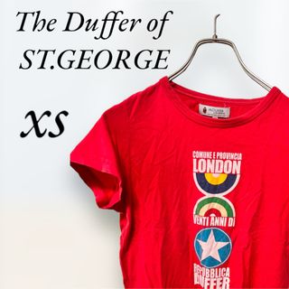 ザダファーオブセントジョージ(The DUFFER of ST.GEORGE)のThe Duffer of ST.GEORGE 半袖トップス　TシャツXSサイズ(Tシャツ/カットソー(半袖/袖なし))