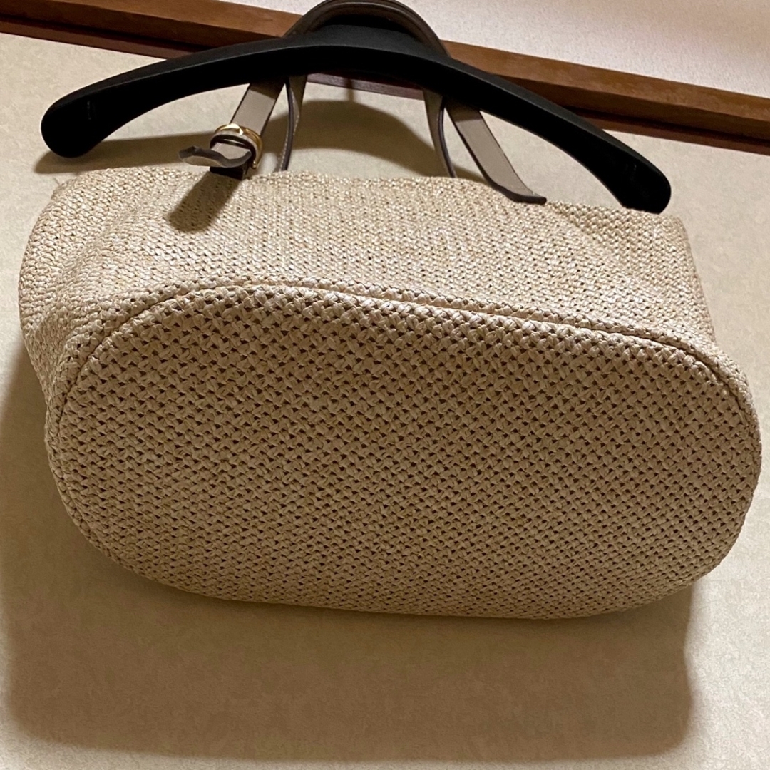 しまむら(シマムラ)のスヌーピー　マカダム柄トートバッグ　しまむら レディースのバッグ(かごバッグ/ストローバッグ)の商品写真