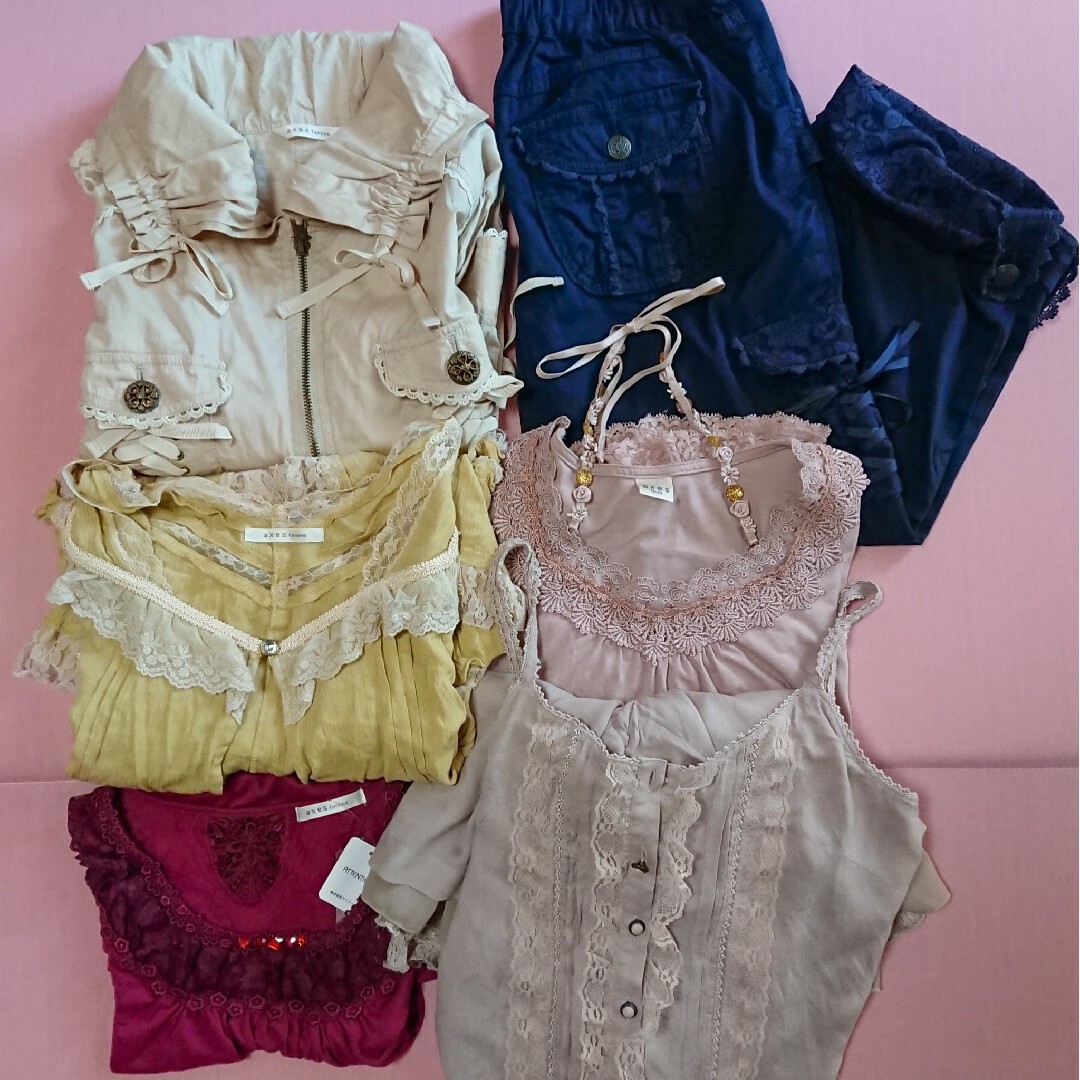 新品 axesfemme アクシーズ 洋服 セット