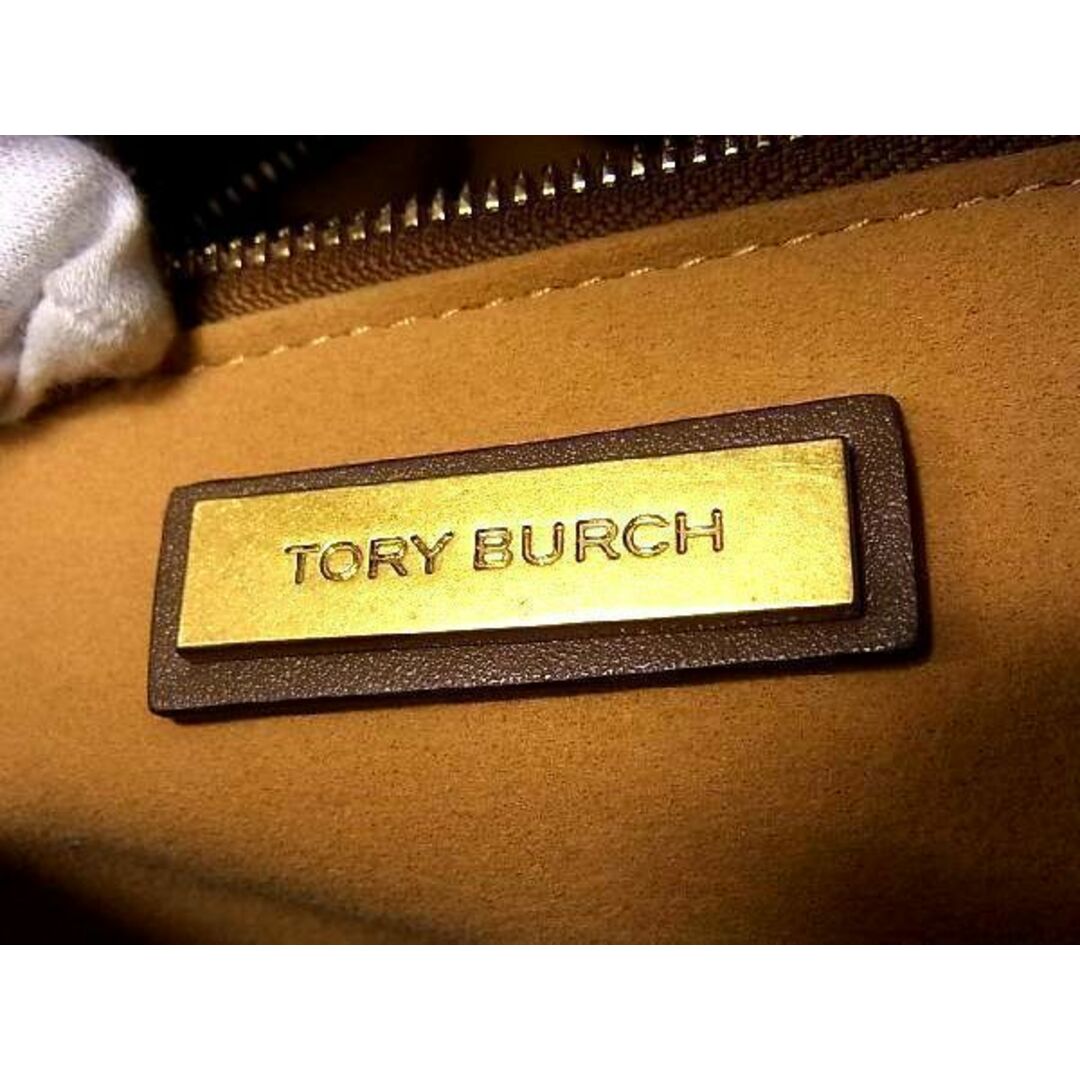 ■新品■未使用■ TORY BURCH トリーバーチ Tモノグラム キャンバス 2WAY バレルバッグ ハンドバッグ ショルダー ベージュ系 V8270Uオ 9