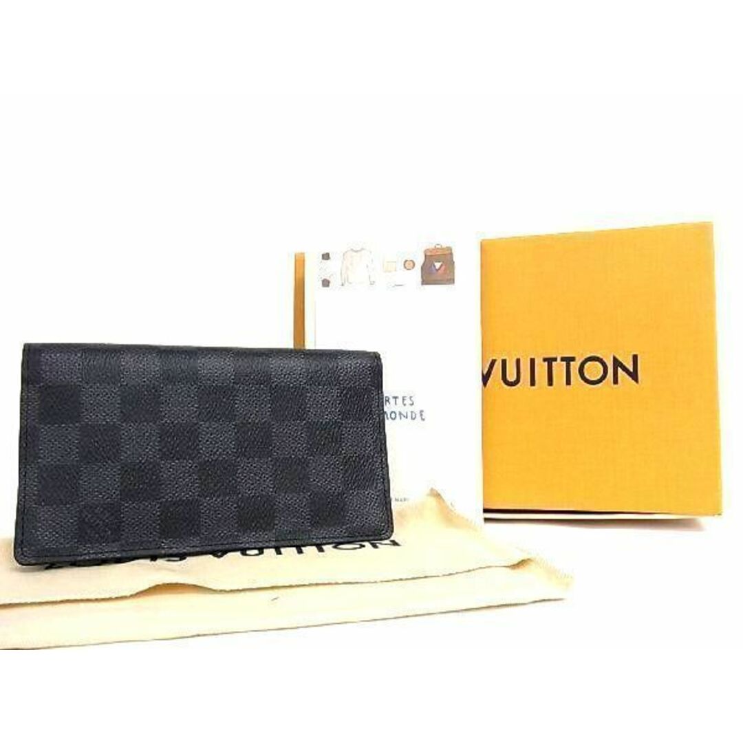 ■新品■未使用■ LOUIS VUITTON ヴィトン R20975 ダミエグラフィット アジェンダ ポッシュ 手帳カバー メンズ ブラック系 V4854キU