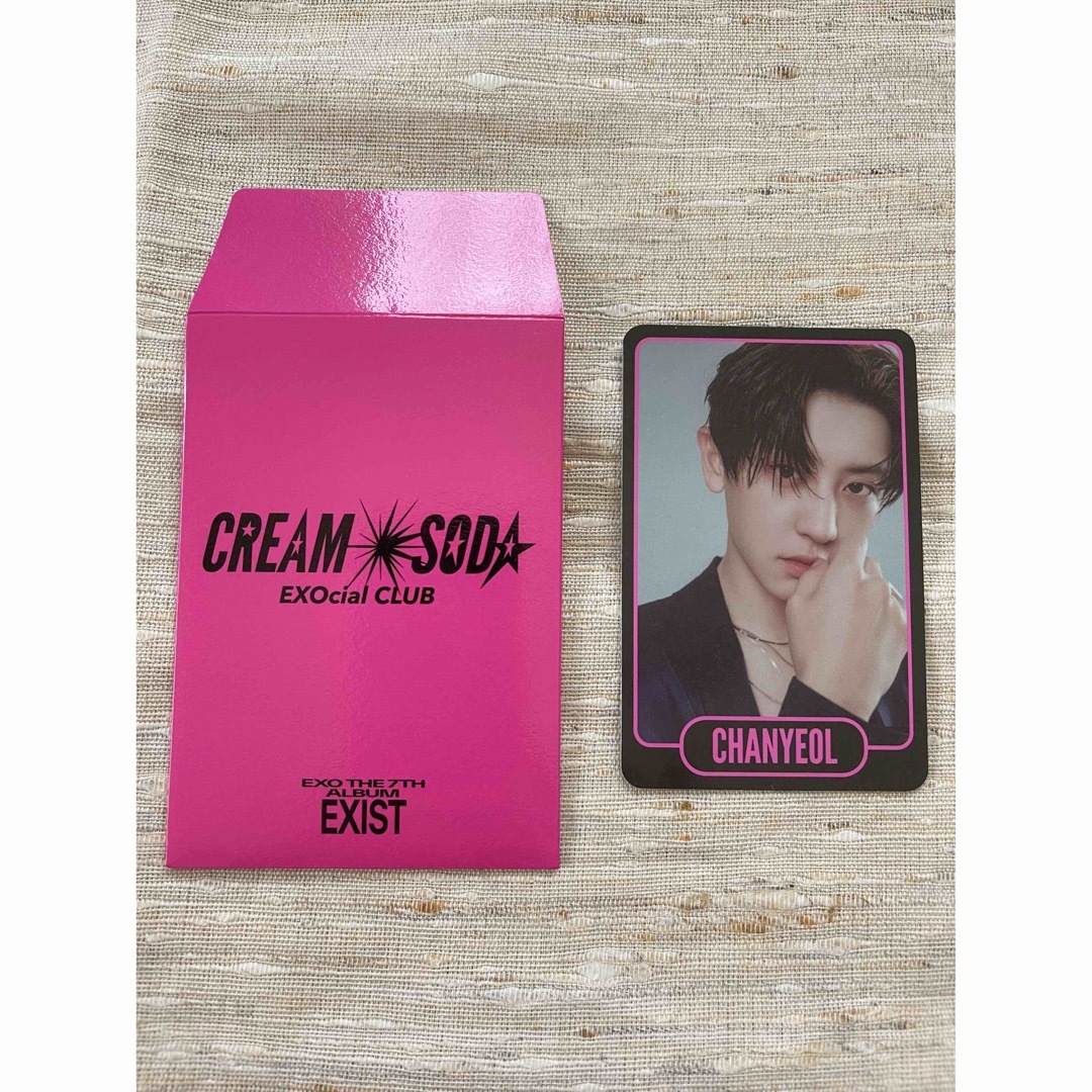 EXO チャニョル トレカ pop-up EXIST 10万ウォン MD