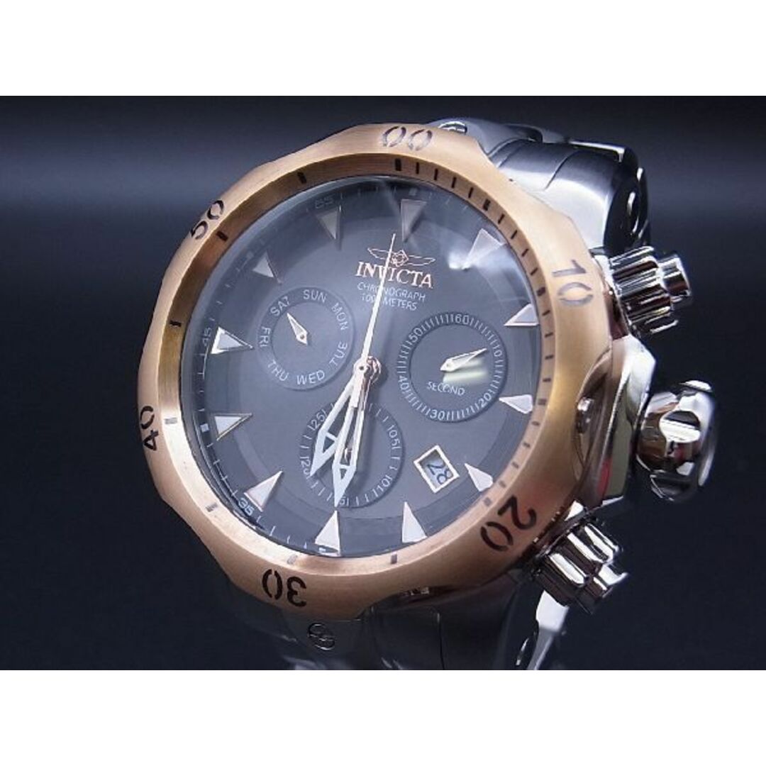 □稼働品□極美品□ INVICTA インビクタ 29646 クロノグラフ SS