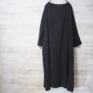 アーツアンドサイエンス(ARTS&SCIENCE)のARTS&SCIENCE New Balloon Dress-Silk/Blk(ロングワンピース/マキシワンピース)