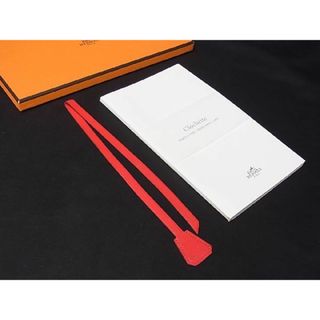 エルメス(Hermes)の■新品同様■ HERMES エルメス クシュベル クロシェット ブックマーク しおり 栞 文房具 メンズ レディース レッド系 AD3222sZ(その他)